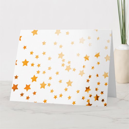 kerstfeestster kaart (Voorkant)