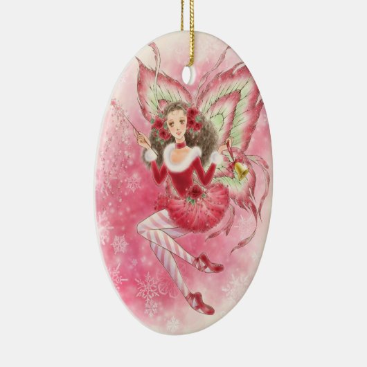 kerstfeestversiering keramisch ornament (Rechts)