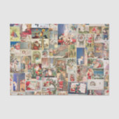 kerstfeestvieren met  Briefkaart Tissuepapier (Voorkant)