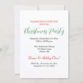 Kerstfeestviering Hulsttakken Feestdagenkaart (Achterkant)