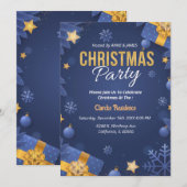 Kerstfeestviering Poster Sjabloon Kaart (Voorkant / Achterkant)