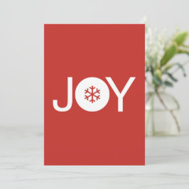 Kerstfeestvreugde Kaart met kerstmis