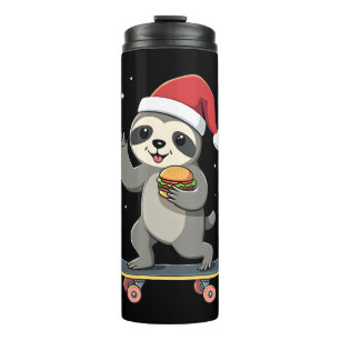 KERSTFENAAR Fun Kerst Skateboard Fenaartje ( Thermosbeker