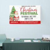 Kerstfestivalbanner Spandoek (Beurs)