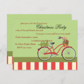 kerstfiets kaart (Voorkant / Achterkant)