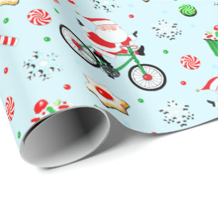 Kerstfietsrit Cadeaupapier