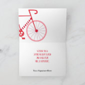 Kerstfietsvakantie Feestdagen Kaart (Binnen)