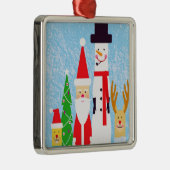 kerstfiguren metalen ornament (Rechts)