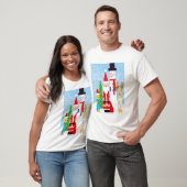 kerstfiguren t-shirt (Unisex)