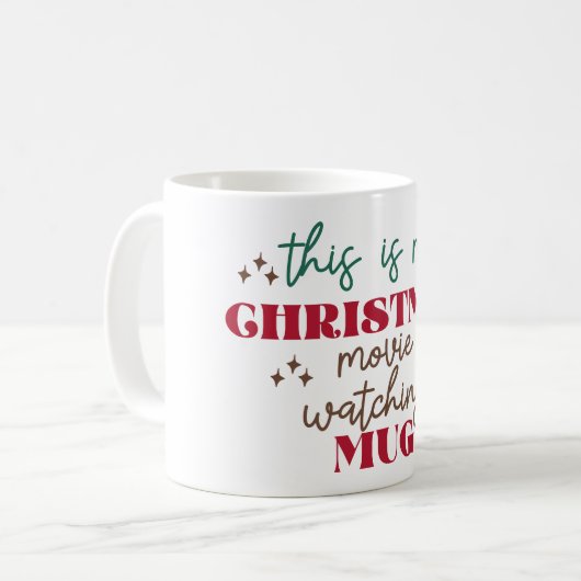 Kerstfilm Kijken Mok - Kerst Mok (Voorkant links)