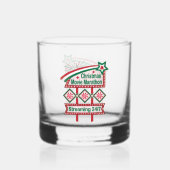 Kerstfilm Marathon Retro Marquee Feestelijk Whisky Glas (Achterkant)