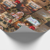 kerstfilms cadeaupapier voor het ompakken van kers (Hoek)