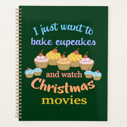 Kerstfilms en Cupcakes Planner (Voorkant)