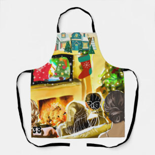 kerstfilms schort