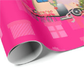 kerstflamingo cadeaupapier (Rol Hoek)
