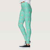 Kerstflamingo Multi leggings (Links)