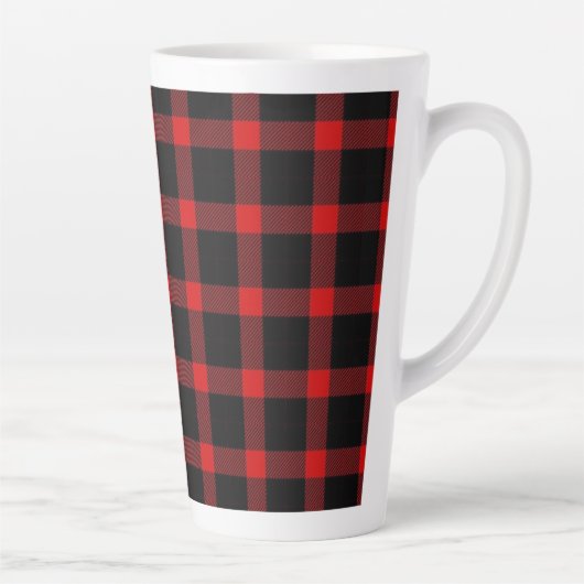 kerstflannel latte mok (Rechts)