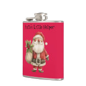 Kerstfles - Santa's Little Helper Heupfles (Links)