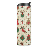 kerstfles thermosbeker (Gedraaid links)