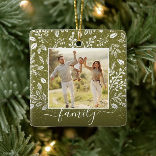 Kerstflessen Keramisch Ornament (Boom)