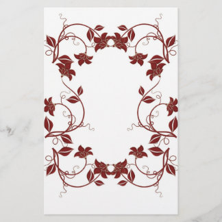 KerstFloral Briefpapier