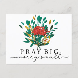KerstFloral Motivatie Briefkaart van Prayer