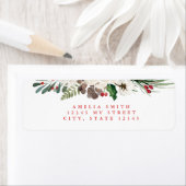 KerstFloral Return Address Labels (Insitu)