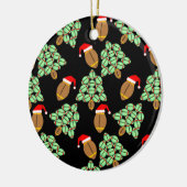kerstFootball Keramisch Ornament (Links)