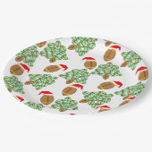 kerstFootball Papieren Bordje (Gekanteld)