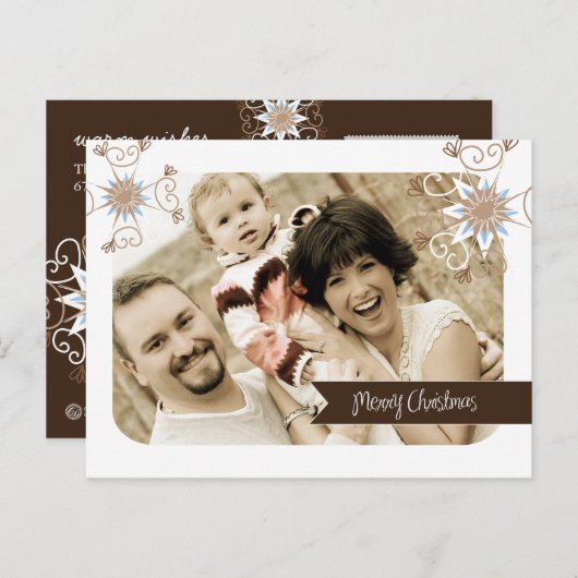 Kerstfoto Briefkaarten (Voorkant / Achterkant)