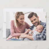 kerstfoto bundel van Joy Birth Aankondiging (Achterkant)