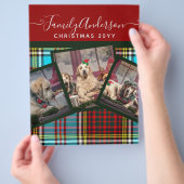 KERSTFOTO CADO - Anderson Tartan Collage Flyer (Hand)