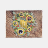 kerstfoto Collage Holiday Foto Fleece Deken (Voorkant (Horizontaal))