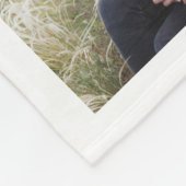 Kerstfoto Collage Joy Typografie Snowflake Fleece Deken (Hoek)