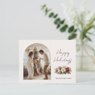 Kerstfoto Familie Douane Kerstkaart Briefkaart
