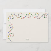 kerstfoto feestdagenkaart (Achterkant)