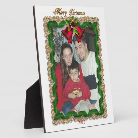 kerstfoto fotoplaat (Zijkant)