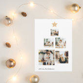 kerstfoto | Gold Star | Happy Holiday