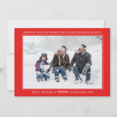 KERSTFOTO KAART | Kerst Kerststokken (Achterkant)