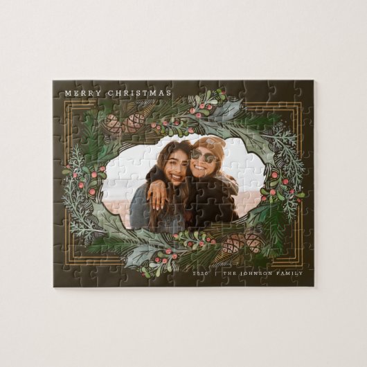 kerstfoto legpuzzel (Horizontaal)