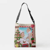 kerstfoto-Lijst Crossbody Tas (Achterkant)