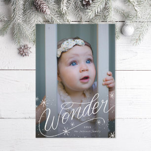 kerstfoto met handschrift feestdagenkaart