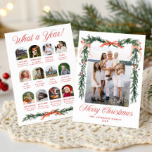 Kerstfoto met Rode Lint Groene Decor Kerstr回顾