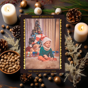  kerstfoto Opaque Veil Effect Feestdagenkaart