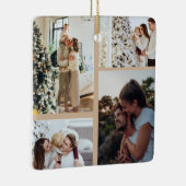 Kerstfoto Ornament, Fotocollage Kerst Keramisch Ornament (Rechts)
