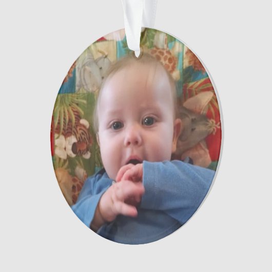 Kerstfoto Ornament Keepomwille (voorkant)