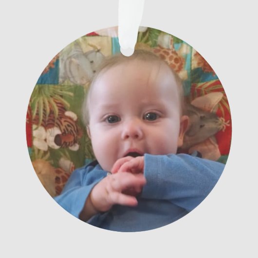 Kerstfoto Ornament Keepomwille (voorkant)