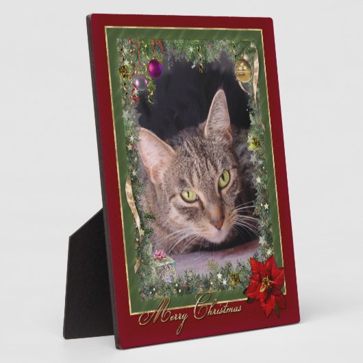  kerstfoto Plaque Fotoplaat (Zijkant)