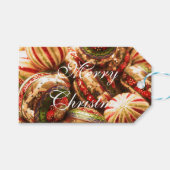 Kerstfoto Vakantie Cadeau Label Cadeaulabel (Voorkant (Horizontaal))