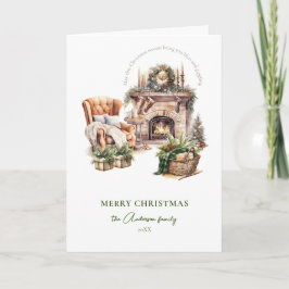 Kerstfoto vakantie sfeervol feestdagen kaart